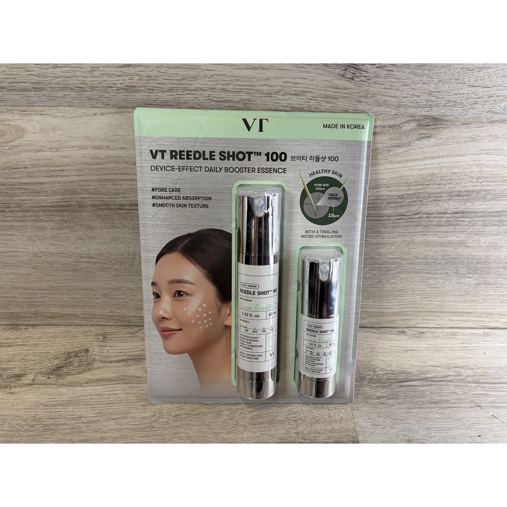 VT COSMETICS CICA Reedle Shot 100 Kit‎ 60ml New
